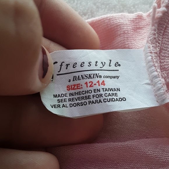 DANSKIN Pink Dance Tights / Footless - Picture 4 of 4